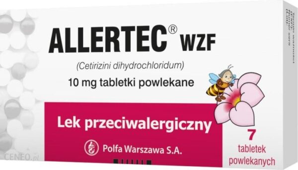 Allertec WZF 10mg 7 tabl.