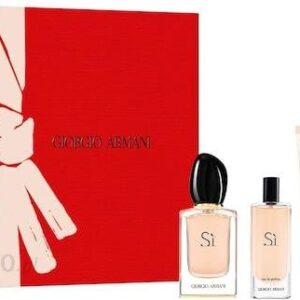 Armani Sì Zestaw Z Wodą Perfumowaną Woda Perfumowana 50Ml + Format Podróżny 15Ml + Mleczko Do Ciała 75Ml