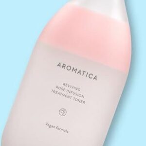 Aromatica Reviving Rose Infusion Treatment Toner Dwufazowy Nawilżający Toner Z Olejkiem Różanym 200ml