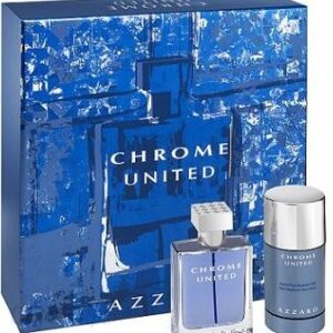 Azzaro Chrome United Dezodorant W Sztyfcie 75ml + Woda Toaletowa 50ml