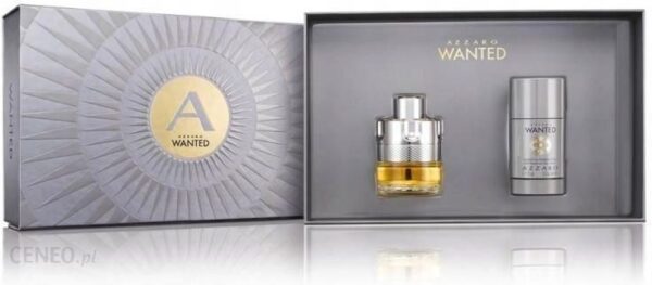 Azzaro Wanted Zestaw Woda Toaletowa Spray 50Ml + Dezodorant Sztyft 75Ml