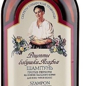 Babuszka Agafia Czarny ziołowy szampon przeciwłupieżowy 350ml