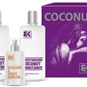 brazil keratin Zestaw Coconut Set szampon 300Ml + odżywka 300Ml + olejek 100Ml