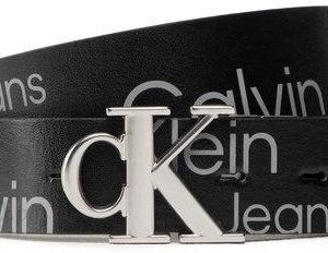 Calvin Klein Jeans Pasek Męski Round Mono Plaque Rev Belt 35Mm K50K510088 Czarny