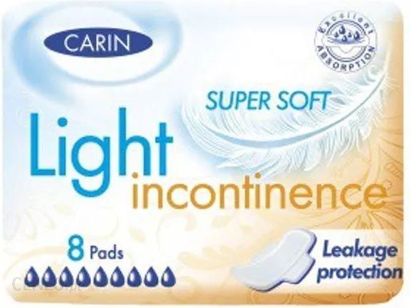 i-carin-lekkie-wkladki-na-nietrzymanie-moczu-8szt Carin Lekkie Wkładki Na Nietrzymanie Moczu 8Szt.