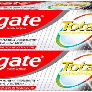 COLGATE Total Pasta do zębów Charcoal & Clean 2 x 75 ml