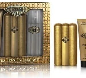 Cuba Original Cuba Prestige Legacy woda toaletowa spray 90ml + żel pod prysznic 200ml + woda po goleniu 100ml