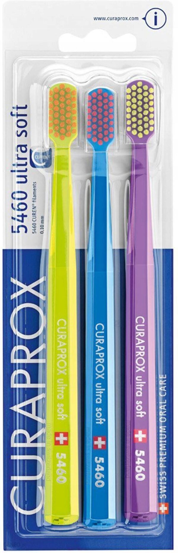 Curaprox 5460 Ultra Soft szczoteczka do zębów 3 szt.