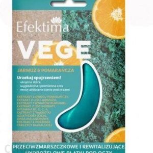 Efektima S.C. Vege Hydrożelowe Płatki Pod Oczy Jarmuż & Pomarańcza