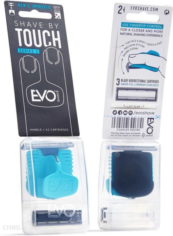Evoshave Evoshave Series 2 Zestaw Startowy Evoshave - Aqua Blue