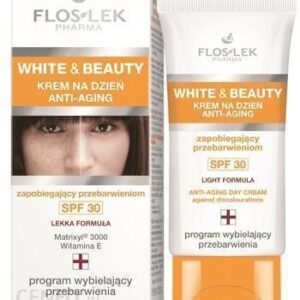 Flos-Lek Pharma White & Beauty Krem Zapobiegający Przebarwieniom Spf 30 Na Dzień 30Ml