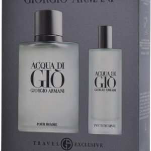 Giorgio Armani Acqua Di Gio Pour Homme Zestaw Woda Toaletowa Spray 100Ml + Miniatura Wody Toaletowej 15Ml