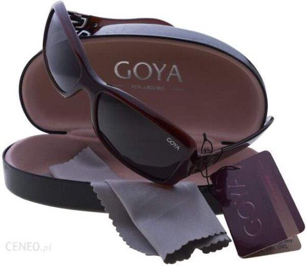 Goya G 187 BR - Brązowe okulary przeciwsłoneczne z filtrem polaryzacyjnym dla kierowców