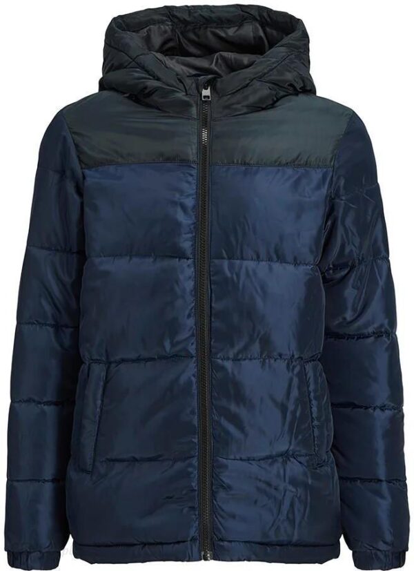 JACK & JONES Junior Kurtka pikowana "Paul" w kolorze granatowym
