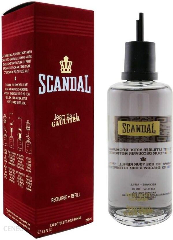 Jean Paul Gaultier Perfumy Męskie Scandal Woda Toaletowa Doładowanie 200ml