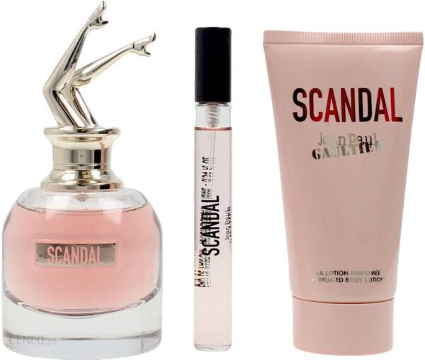 JEAN PAUL GAULTIER Scandal Woda Perfumowana 50ml + Woda Perfumowana 10ml + Balsam do Ciała 75ml