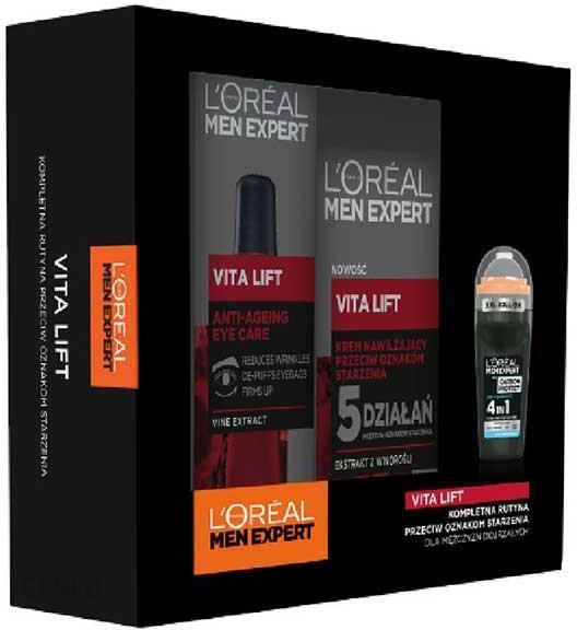 i-l-oreal-men-expert-vita-lift-krem-do-twarzy-50-ml-vita-lift-krem-pod-oczy-15-ml-carbon-protect-antyperspirant-rollon-50-ml L'Oreal Men Expert Vita Lift Krem Do Twarzy 50 Ml + Vita Lift Krem Pod Oczy 15 Ml + Carbon Protect Antyperspirant Rollon 50 Ml
