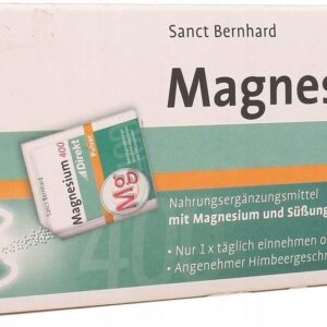 Magnesium 400mg Magnez w proszku Sanct Bernhard 60saszetek