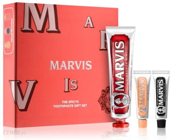 Marvis The Spicys Toothpaste Gift Set Zestaw Upominkowy Do Zębów 85Ml+2x10Ml