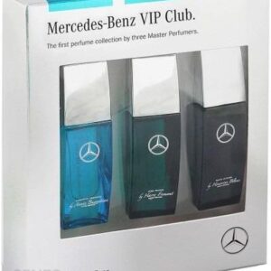 Mercedes Benz VIP Club Black Leather by Honorine Blanc 7ml + Pure Woody 7ml + Energetic Aromatic by Annie Buzantian woda toaletowa 7ml