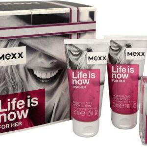 Mexx Life Is Now For Her Woda Toaletowa 30ml + Balsam do Ciała 2 x 50ml