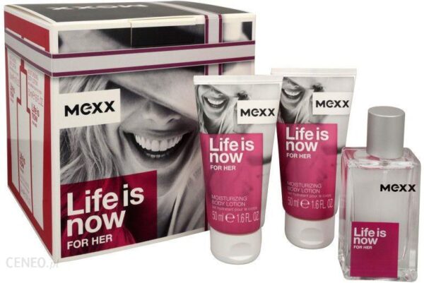 Mexx Life Is Now For Her Woda Toaletowa 30ml + Balsam do Ciała 2 x 50ml