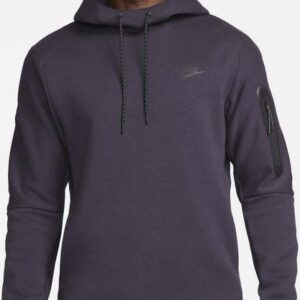 Nike Męska bluza z kapturem Nike Sportswear Tech Fleece - Fiolet