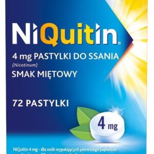 NiQuitin 4mg 72 pastylki do ssania