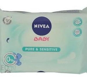 Nivea Baby Pure & Sensitive Chusteczki Pielęgnacyjne Dla Dzieci (Cleansing Wipes) 63 Pcs