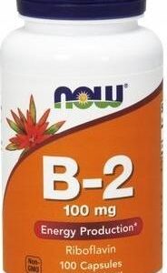 Now Foods Witamina B-2 100 mg 100 kaps.