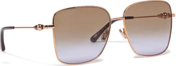 Okulary przeciwsłoneczne JIMMY CHOO - HESTER/S Rose Gold/Plum