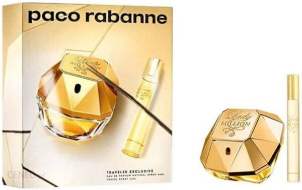 Paco Rabanne Medme.pl nr 1 dla zdrowia i urody Zestaw Woda perfumowana Lady Million + Woda perfumowana Travel 80 ml