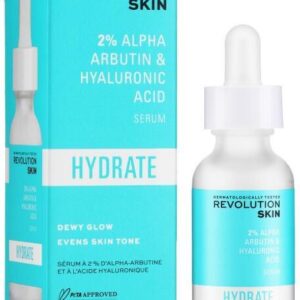 Revolution Skin Serum Nawilżające Do Twarzy Z Alfaarbutyną I Kwasem Hialuronowym Moisturizing With Alpha Arbutin And Hyaluronic Acid 30Ml