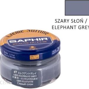 Saphir Bdc Creme Pommadier Elephant Grey Krem Do Skóry 47 Szary Słoń 50Ml