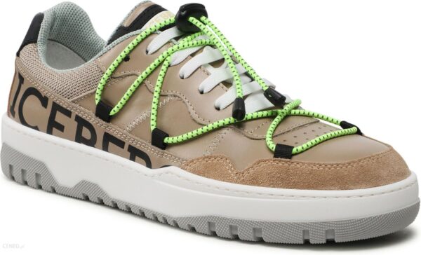 Sneakersy ICEBERG - 7603 Z 22IIU154003 Comb Kaki