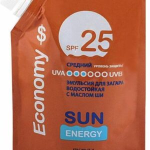 Sun Energy Wodoodporna Emulsja Do Opalania Z Masłem Shea Spf 25 400 Ml