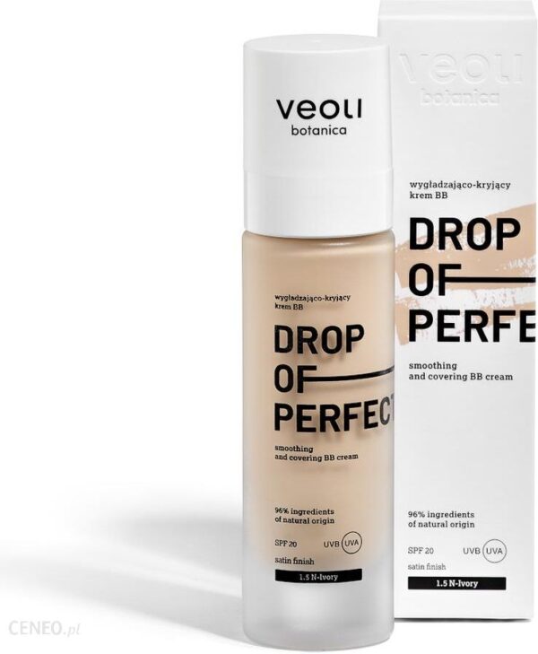 VEOLI Botanica Drop of Perfection Wygładzająco-kryjący krem BB 1.5 N Ivory 30ml