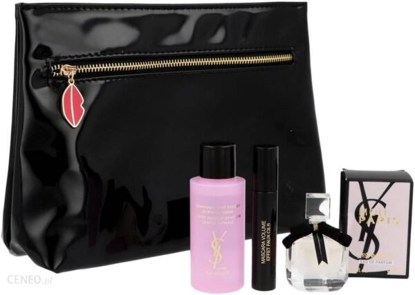 Yves Saint Laurent Mon Paris Woda Perfumowana 7.5Ml + Mascara 2Ml + Płyn Do Demakijażu 30Ml + Kosmetyczka