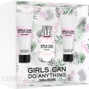 Zadig & Voltaire Girls Can Do Anything woda perfumowana 50 ml + żel pod prysznic 75 ml + mleczko do ciała 75 ml