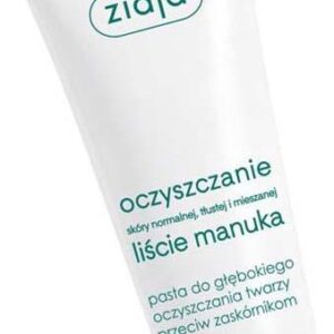 Ziaja Liście Manuka Pasta do głębokiego oczyszczania twarzy 75ml